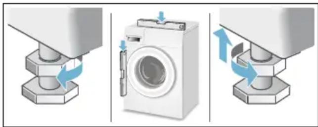 SIEMENS iQ500 WM14T6G1 - ■ Ablauf in einen Siphon - 3
