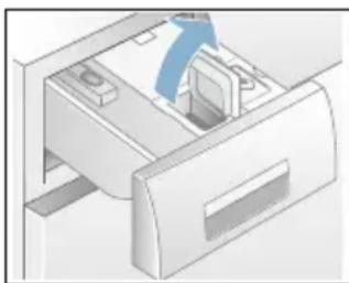 SIEMENS iQ500 WM14T6G1 - Dosierbehälter befüllen: - 1