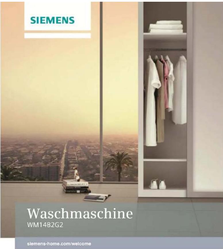 SIEMENS iQ100 WM14B2G2 - Stromschlaggefahr - 5