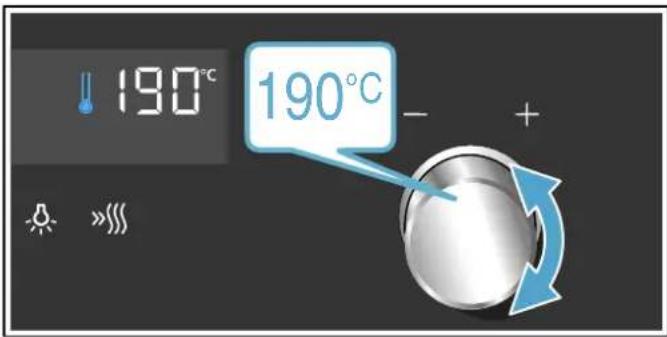 SIEMENS PQ321VV2MK - Heizart und Temperatur einstellen - 2