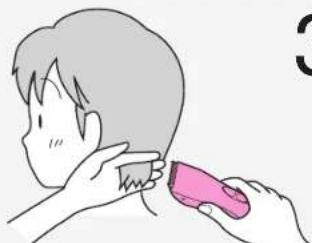 PANASONIC ER503PP-G - かんたんなカット(切りそろえるだけのカット) - 4