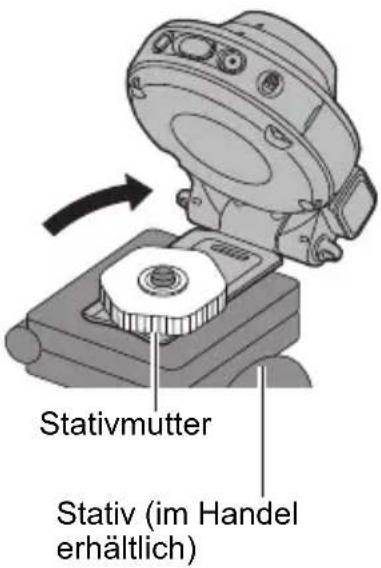 Stativmutter Stativ (im Handel erhältlich)