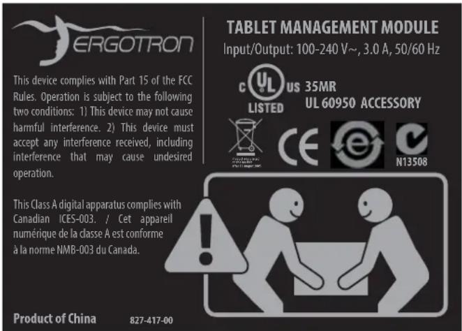 Ergotron Tablet Management Desktop 16 - Desktop 16 and Equipment Electric Safety - 5