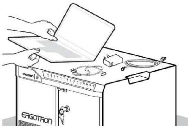 Ergotron Tablet Management Desktop 16 - Syncing - 1