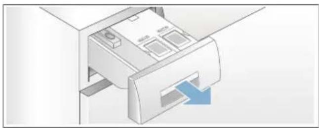 BOSCH WAYH2841 - Dosierbehälter entleeren: - 1