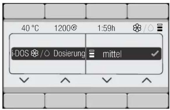 BOSCH WAYH2841 - Auswahl des Dosierbehälters und der Dosierstärke über i-DOS-Taste - 1