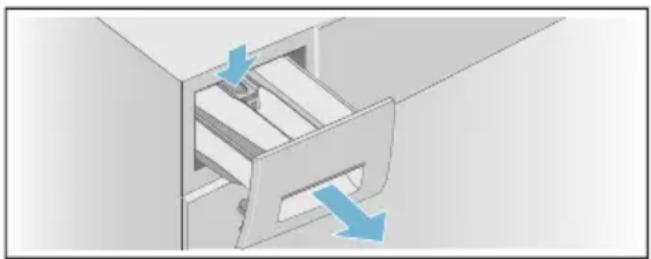 BOSCH WAN280F1 - Waschmittelschublade und deren Gehäuse - 1