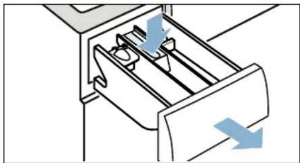 BOSCH WAG28491 - Waschmittelschublade wie folgt reinigen: - 2