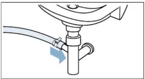 BOSCH WAG28491 - Ablaufschlauch am Siphon reinigen - 3