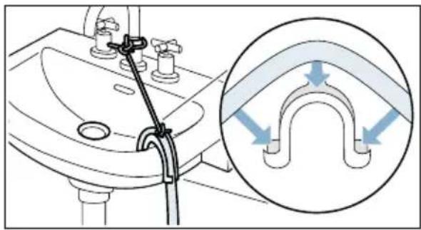 BOSCH WAG28491 - ■ Ablauf in ein Waschbecken - 1