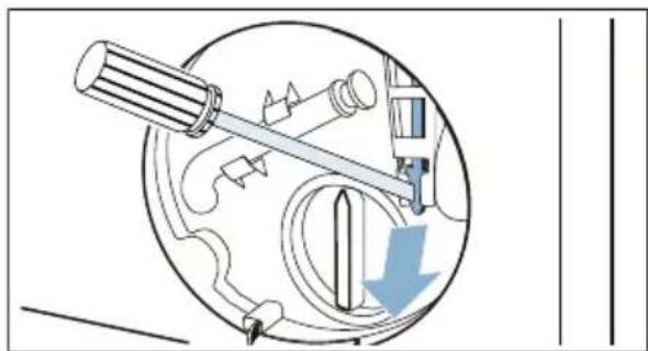 BOSCH WAG28491 - Notentriegelung betätigen - 1