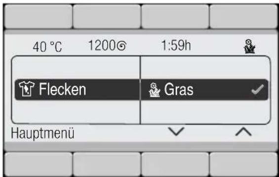 BOSCH WAYH2791 - Taste Flecken Automatik (💡) gewählt - 1
