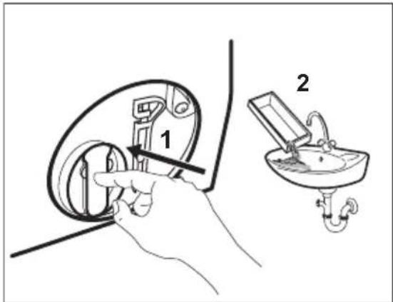 AEG L6FB55470 - Gehen Sie zum Reinigen der Pumpe folgendermaßen vor: - 4