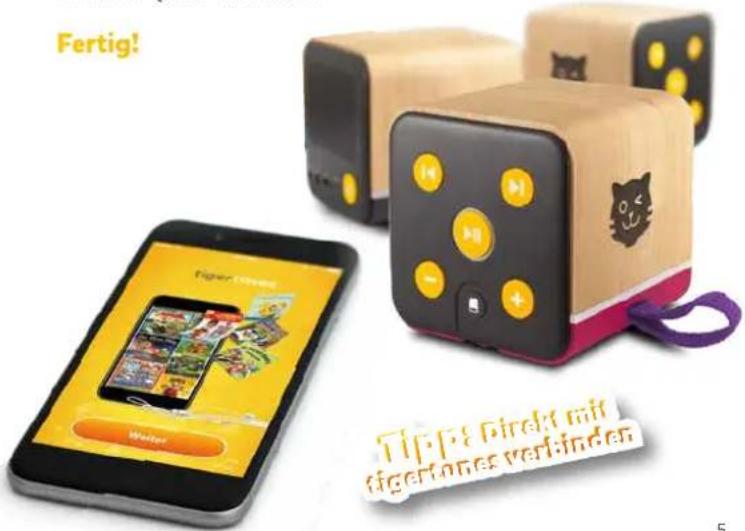 Fertig! Fertig® TIPPE direkt mit tigerspanes verländen