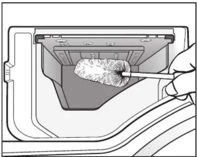 MIELE WWE 800-60 CH TDos Wifi - Sitz des Waschmittel-Einspülkastens reinigen - 1