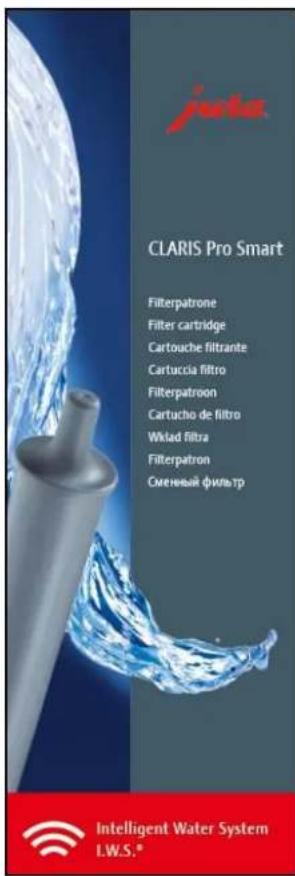 Intelligent Water System LW.S. CLARIS Pro Smart Filterpatrone Filter cartridge Catouche filtrante Cattucca filtro Filterpatron Cartucho de filtro Wald filtrà Filterpatron Coutwood d'hydrip Jardia