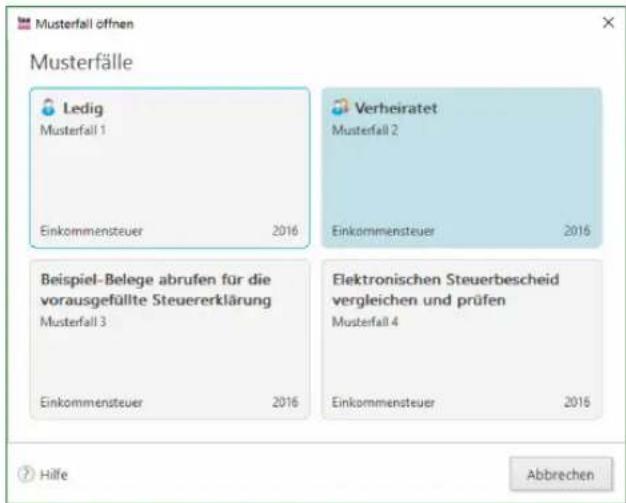 Buhl Tax 2017 Professional - Die Musterfälle - 2