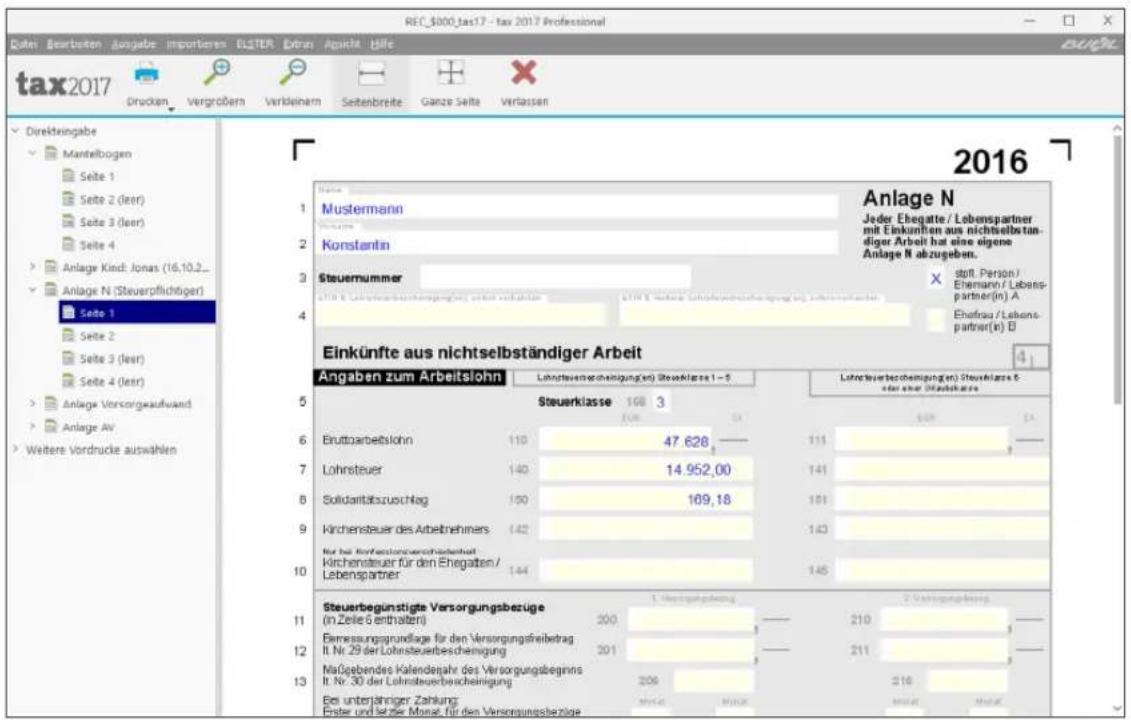 Buhl Tax 2017 Professional - Bedienanleitung - 1