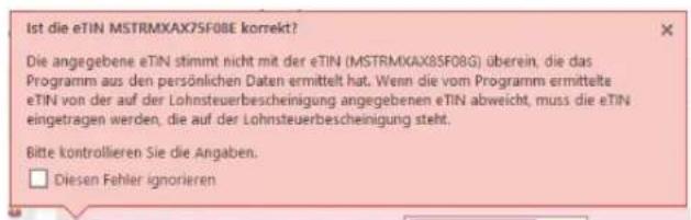 Buhl Tax 2017 Professional - Leichte und mittlere Fehler - 1