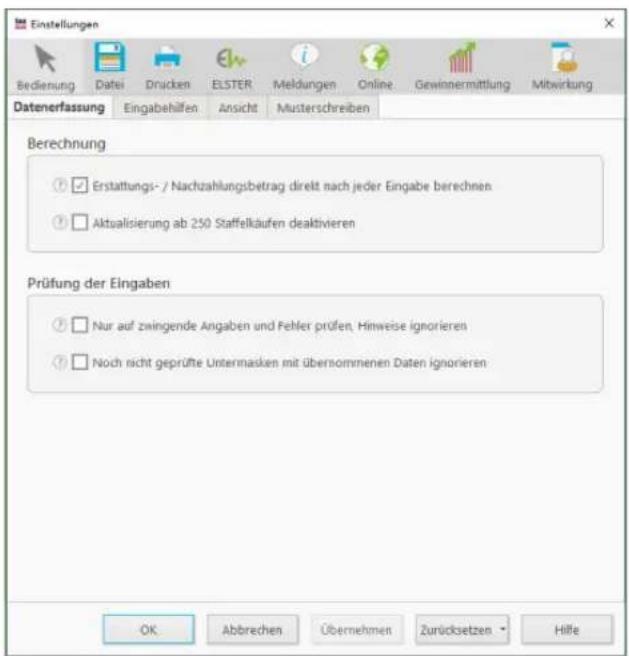 Buhl Tax 2017 Professional - tax 2017 individuell einrichten - 1