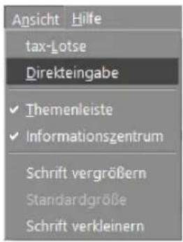 Buhl Tax 2017 Professional - Das Menü Ansicht - 1