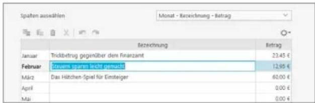 Buhl Tax 2017 Professional - Aufsteigende Sortierung - 2