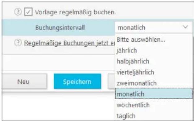 Buhl Tax 2017 Professional - Regelmäßige Buchungen ausführen - 1