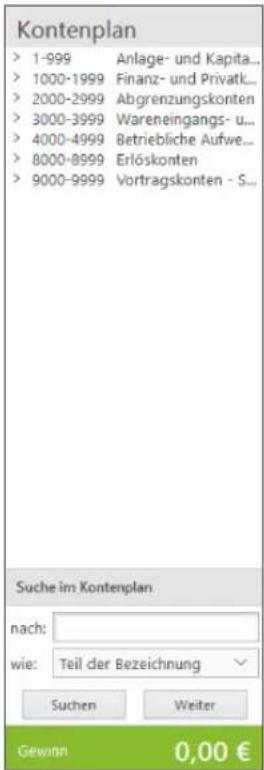 Buhl Tax 2017 Professional - Kontenplan - 1