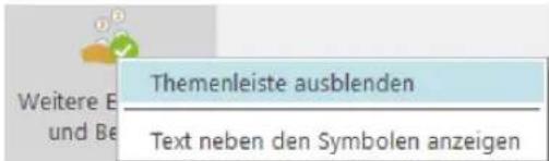 Buhl Tax 2017 Professional - Die Themenleiste ein- und ausblenden - 1