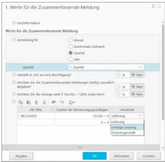 Buhl Tax 2017 Professional - Zusammenfassende Meldung - 1