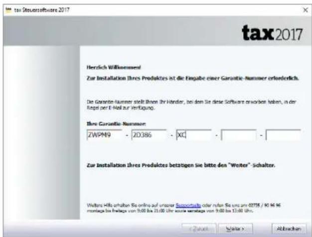 Buhl Tax 2017 Professional - Hinweis - 1