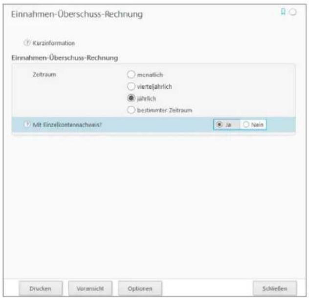Buhl Tax 2017 Professional - Einnahmenüberschussrechnung - 1
