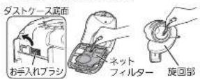 MITSUBISHI TC-EXG10P-W - ゴミを落とす - 1