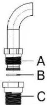 GORENJE G5111WH - Anschluss-Stecker für Gas - 1