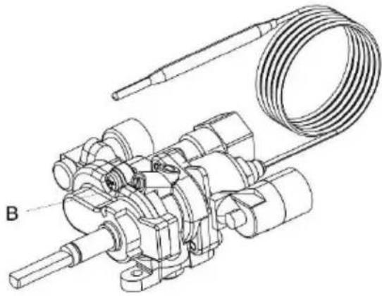 GORENJE G5111WH - Durch Temperatur kontrolliertes Gasventil (Thermostat) - 1