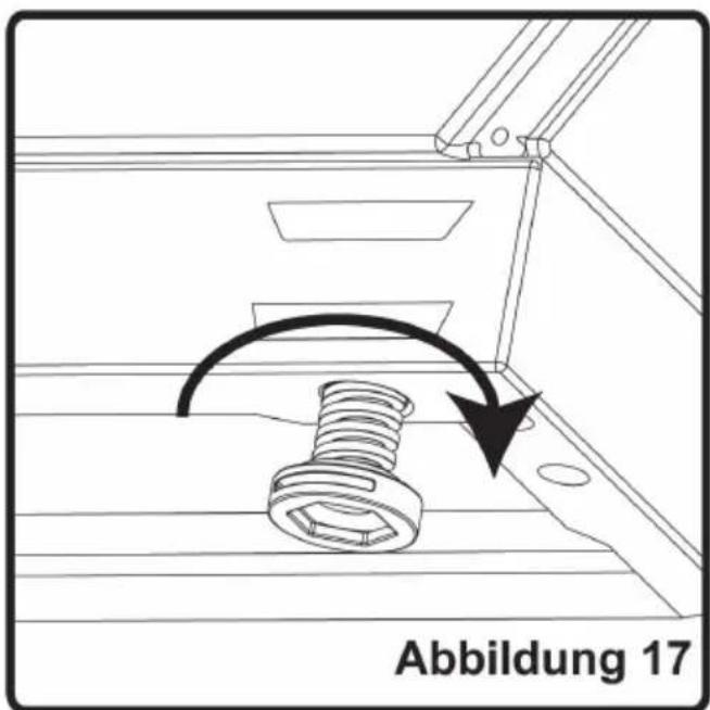 ORANIER FZE 2288 - Einstellung der Standfüße - 1
