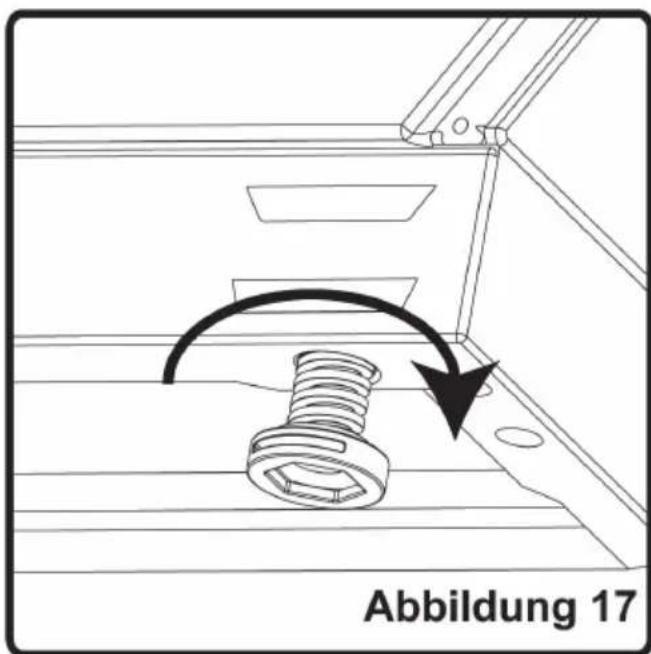 ORANIER FZ 2230.17 - Einstellung der Standfüße - 1