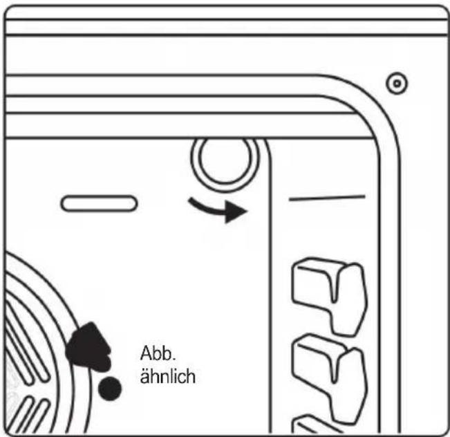 ORANIER FZ 1566.14 - Austausch der Glühlampe der Backraumbeleuchtung (sofern vorhanden) - 1