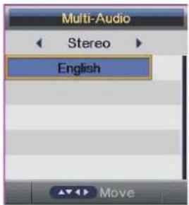 Cello C43ANSMT - Speaker Sound Output Selection (DTV Mode) - 1