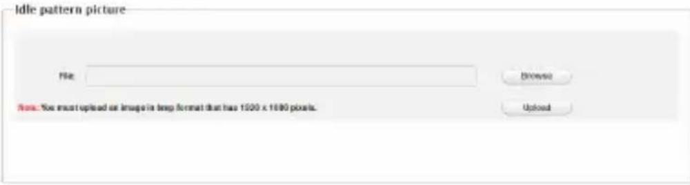 Idle pattern picture File: Browse New: "We must upload an image in deep format that has 1000 x 1680 pixels. Upload