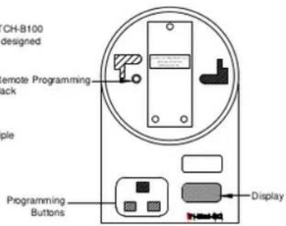 Hochiki ALN-V - Programming Buttons: - 1