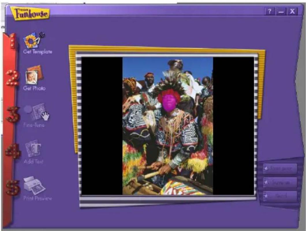 Fanhouse Get Template Get Photo Fine-Tuning Add Text Print Preview