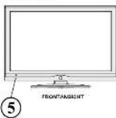 SILVERCREST LCD-TV 22104-C/T - LCD-TV und Bedientasten - 1