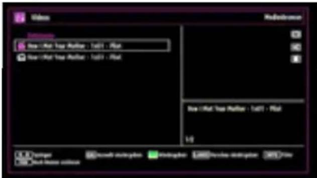SILVERCREST LCD-TV 22104-C/T - Normalerweise wird der Medienbrowserbildschirm automatisch eingeblendet, wenn Sie ein USB-Gerät einstecken: - 2
