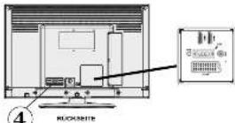SILVERCREST LCD-TV 22104-C/T - LCD-TV und Bedientasten - 2