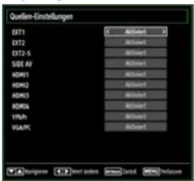 Quellen-Einstellungen EXT1 EXT2 EXT2-S SIDE AV HDMI1 HDMI2 HDMI3 HDMI4 YPLs1 VGA/PC Abdavert1 Abdavert2 Abdavert3 Abdavert4 Abdavert5 Abdavert6 Abdavert7 Abdavert8 Abdavert9 Abdavert10 Abdavert11 Abdavert12 Abdavert13 Abdavert14 Abdavert15 Abdavert16 Abdavert17 Abdavert18 Abdavert19 Abdavert20 Abdavert21 Abdavert22 Abdavert23 Abdavert24 Abdavert25 Abdavert26 Abdavert27 Abdavert28 Abdavert29 Abdavert30 Abdavert31 Abdavert32 Abdavert33 Abdavert34 Abdavert35 Abdavert36 Abdavert37 Abdavert38 Abdavert39 Abdavert40 Abdavert41 Abdavert42 Abdavert43 Abdavert44 Abdavert45 Abdavert46 Abdavert47 Abdavert48 Abdavert49 Abdavert50