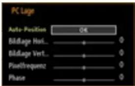 PC Large Auto- Position OK BldLage Hsd... + - BldLage Vert... + - PixelFrequency + - Phase +