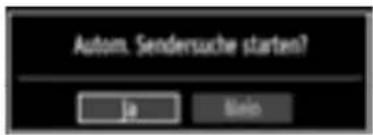 Autom. Sendersuche starten? ja Maio