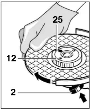 BTI WKS 230 SE - Use only a flawless, undamaged quick-clamping nut 12. - 1