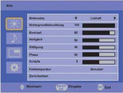 IIYAMA ProLite TF5538UHSC-W1AG - MENÜINHALT EINSTELLEN - 1